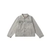 Corteiz C Star Denim Jacket Gray