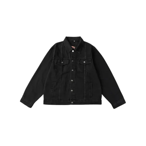 Corteiz C Star Denim Jacket Black