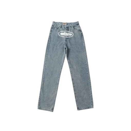 Corteiz Alcatraz C Star Denim Jeans Blue