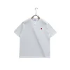 Ami Paris De Coeur Organic Cotton Jersey T Shirt White