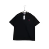 Ami Paris De Coeur Organic Cotton Jersey T Shirt Black