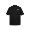 Balenciaga Short Sleeved Loose Fit T Shirt Black