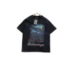 Balenciaga Short Sleeve Paris T Shirt Faded Black