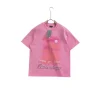 Balenciaga Short Sleeve Paris T Shirt Faded Pink