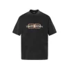 Balenciaga Tape Type T Shirt Medium Fit Black