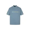 Balenciaga T Shirt Faded Washed Blue