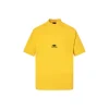 Balenciaga T Shirt Faded Washed Yellow