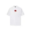 Balenciaga T Shirt Faded Washed White