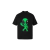 Balenciaga T Shirt Black Alien Design