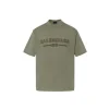 Balenciaga 3B Liquified Oversized T Shirt Washed Olive Green