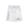 Balenciaga Shorts White With Small BB Monogram
