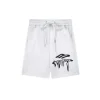 Balenciaga Shorts White With Black Monogram