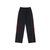 Balenciaga Pant Black With Red Stripe