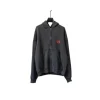 Balenciaga Zipper Hoodie Black