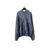 Balenciaga Hoodie Black Navy Blue With Design
