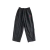Balenciaga Pant Black With Red Monogram
