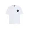 Balenciaga Fit White T Shirt With BB Monogram