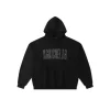 Balenciaga Hoodie Black With Monogram