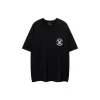 Balenciaga Oversized Black T Shirt With White Monogram