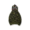 BAPE Camo Shark Full Zip Hoodie Green