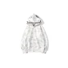 BAPE Shark Head Glow In The Dark Polka Dot Camouflage Full Zip Hoodie White