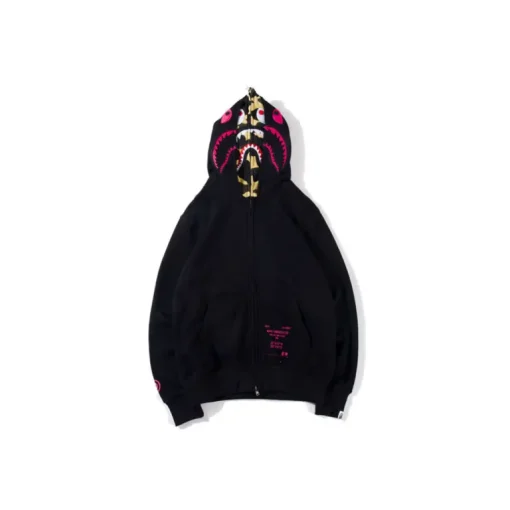 BAPE Shark Hooded Hoodie Black