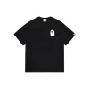 BAPE A Bathing Ape T Shirt Black With White Logo