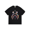 BAPE Multi Camo Shark Face T Shirt Black