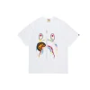 BAPE Multi Camo Milo Shark T Shirt White