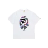 BAPE A Bathing Ape Neon Monogram T Shirt White