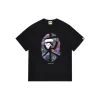 BAPE A Bathing Ape Neon Monogram T Shirt Black