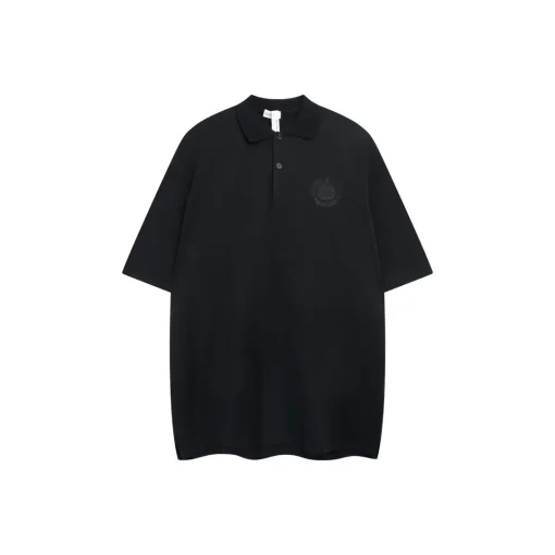 Burberry Polo T Shirt Black