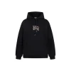 Burberry Polo Monogram Hoodie Black