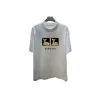 Burberry Deer Print Cotton T Shirt White