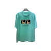 Burberry Deer Print Cotton T Shirt Teal