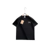 Burberry Equestrian Knight Design Logo Short Sleeved T Shirt Black