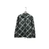 Burberry Zipper Cheack Hoodie Black White Stripes