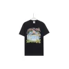 CASABLANCA Ocean Volcano Veiw T Shirt Black
