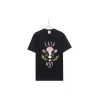 CASABLANCA Tennis Logo T Shirt Black