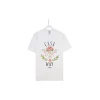 CASABLANCA Tennis Logo T Shirt White