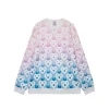 Casablanca 3D Monogram Pink And Blue Sweatshirt