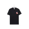 CASABLANCA Logo With Design T Shirt Black