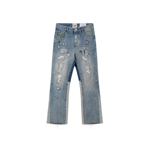 Gallery Dept. Denim Jeans Loose Fit Washed Gray