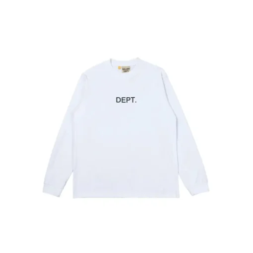 Gallery Dept. Sweater White With Black Logo In The Middle