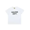 GALLERY DEPT. Black Logo T Shirt White