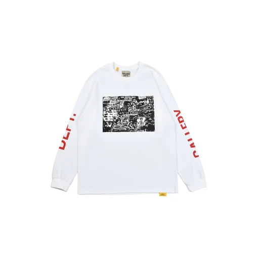 Gallery Dept. Sweater White With Logo Monogram In The Middle