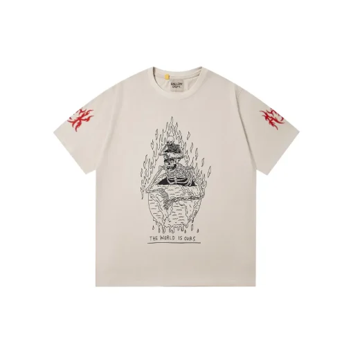 GALLERY DEPT. The World Is Ours Graphic T Shirt Off White