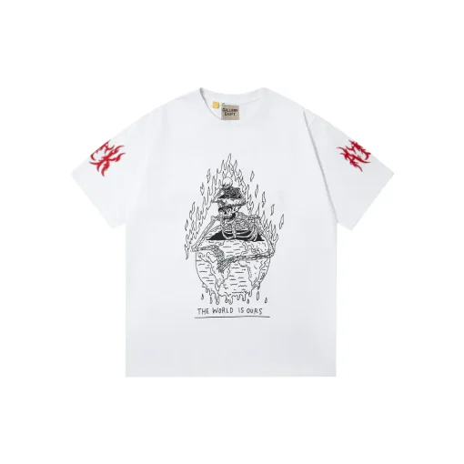 GALLERY DEPT. The World Is Ours Graphic T Shirt White