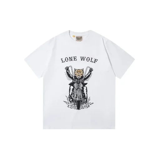 GALLERY DEPT. Lone Wolf Printed T Shirt White