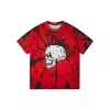 GALLERY DEPT. Exploited T Shirt Red Tie Dye